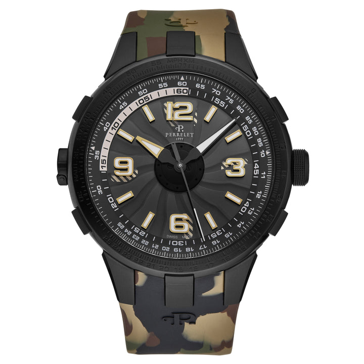 Turbine Pilot Black Black Dial