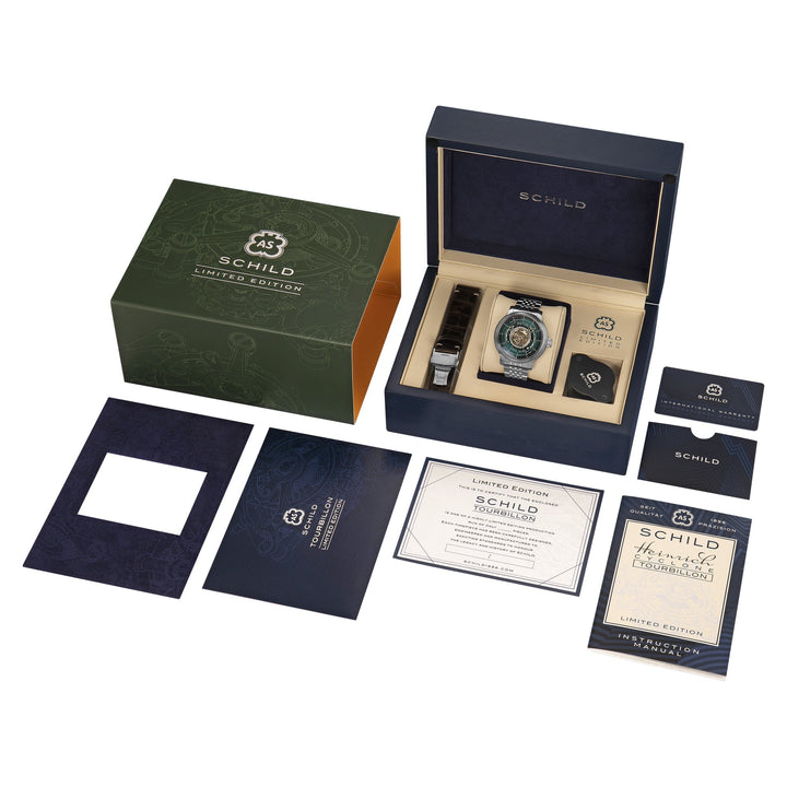 Heinrich Cyclone Tourbillon Limited Edition Green / Steel Stainless Steel | Gree