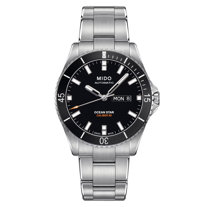 Ocean Star 200 Silver-tone | Black Dial