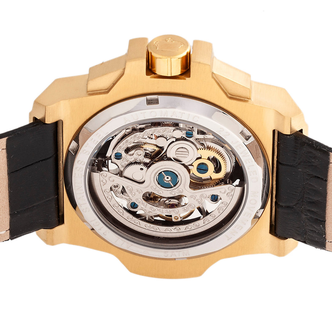 Commodus Gold/Black | Black Dial