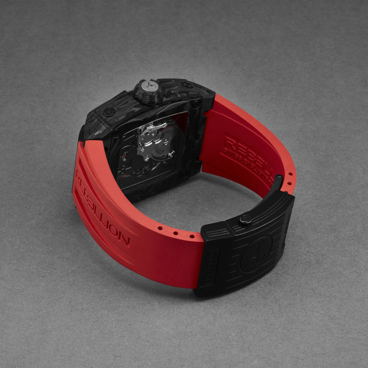 Re-Volt RBREV2H.CA.RD / Red Skeletonized | Red Skeletonized Dial