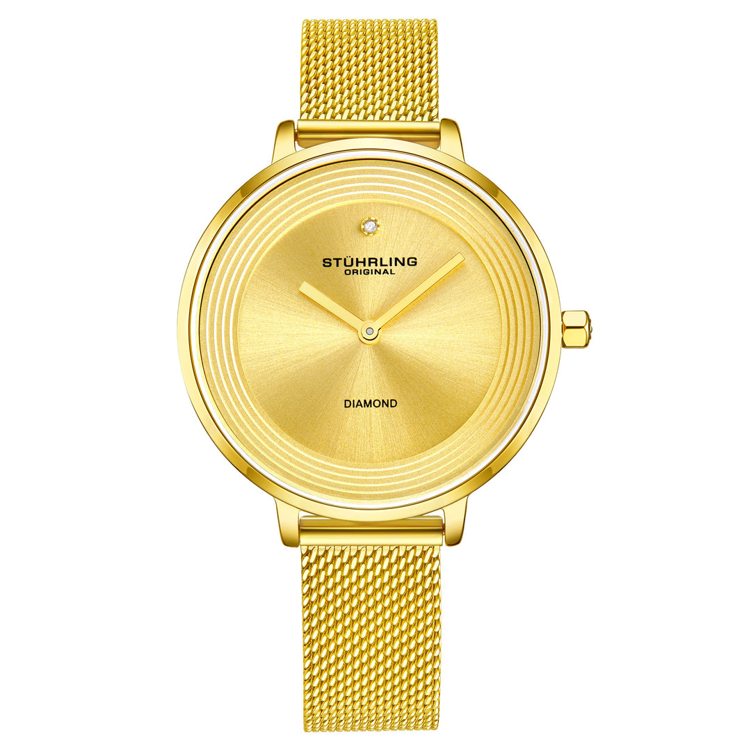 Symphony Quartz Classic Gold/Stainless | Gold Dial
