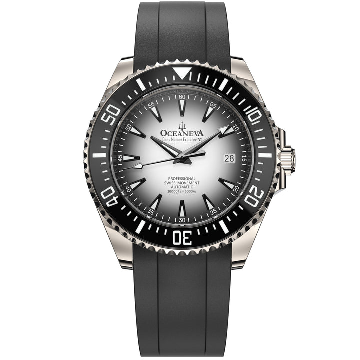 Oceaneva Deep Marine Explorer VI 6000M - White Titanium Automatic 6000m/WhiteBur