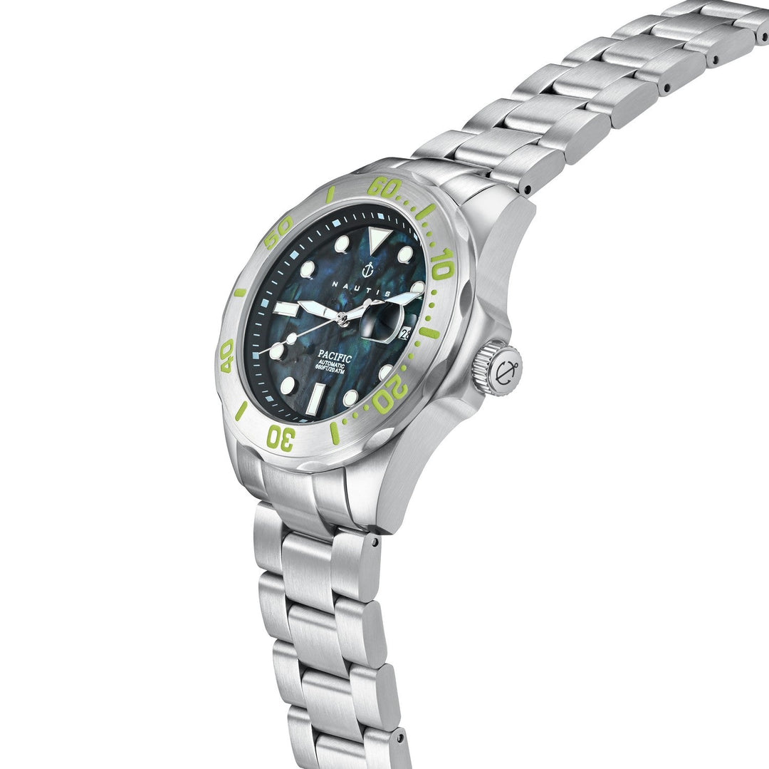 Pacific Diver Automatic w/ Abalone Dial Silver /Onyx Black Dial