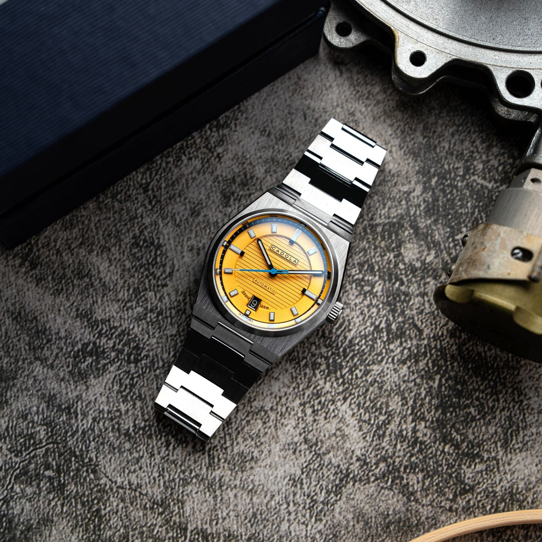 Lydden Hill Automatic Yellow / Stainless Steel | Yellow Dial