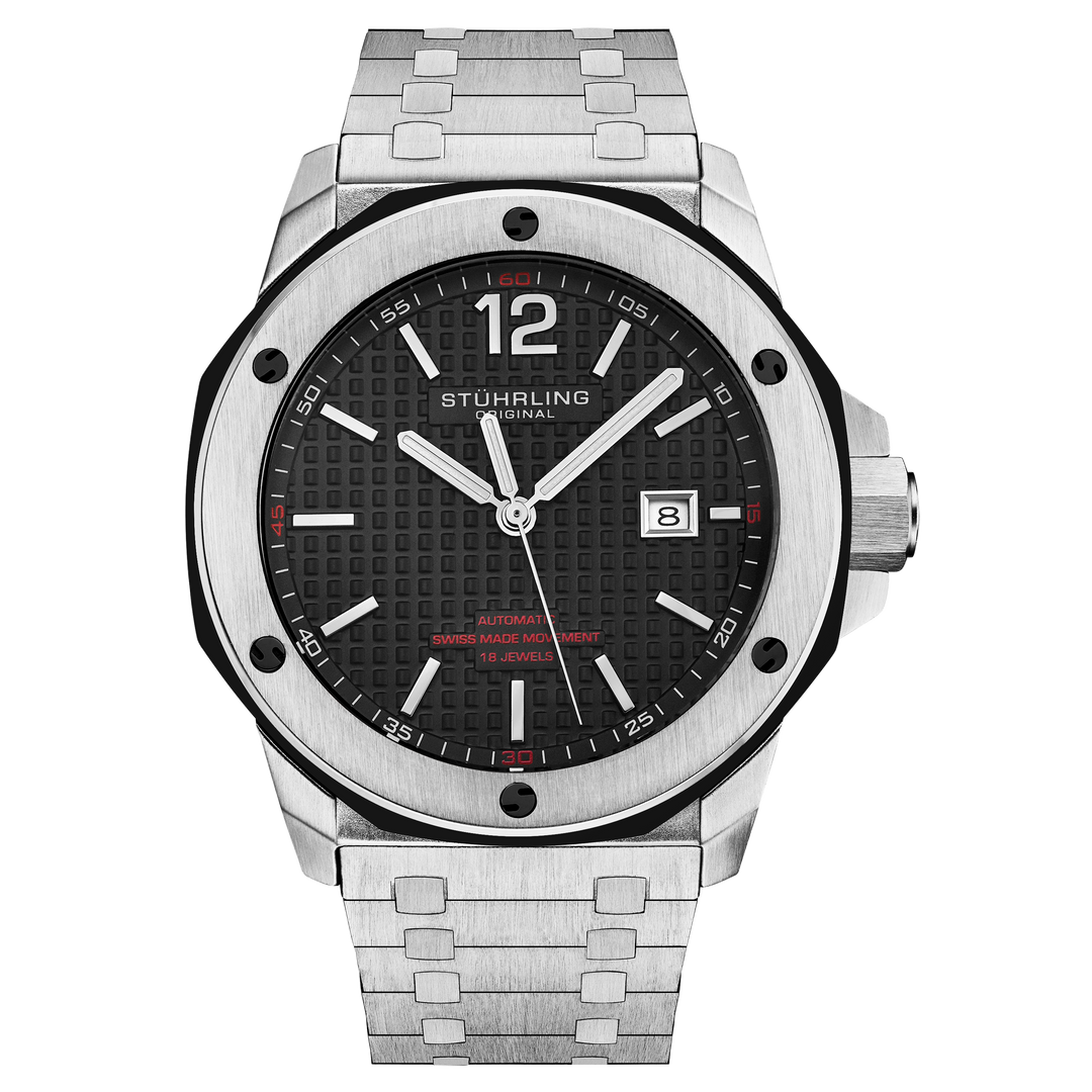 Fortitude Automatic 44mm Black/Silver | Black Dial