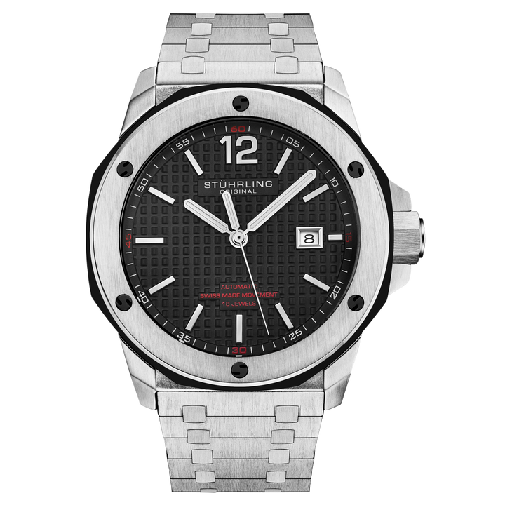Fortitude Automatic 44mm Black/Silver | Black Dial