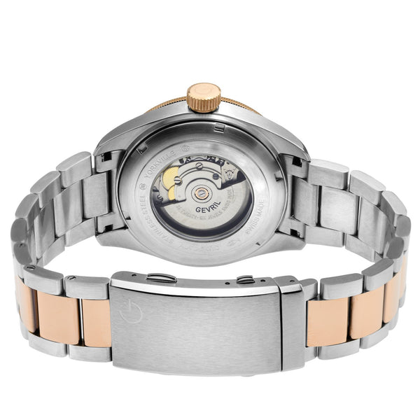 Yorkville Gevril Men's Yorkville Brown Dial Sellita SW200 Swiss Automatic Unidir