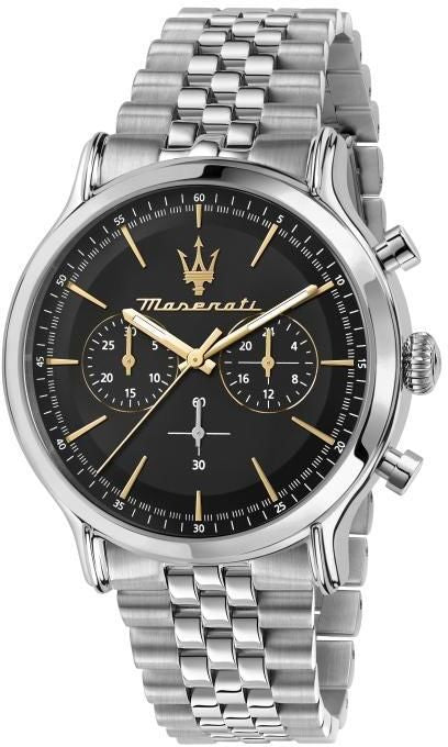 EPOCA Black / Stainless Steel | Black Dial