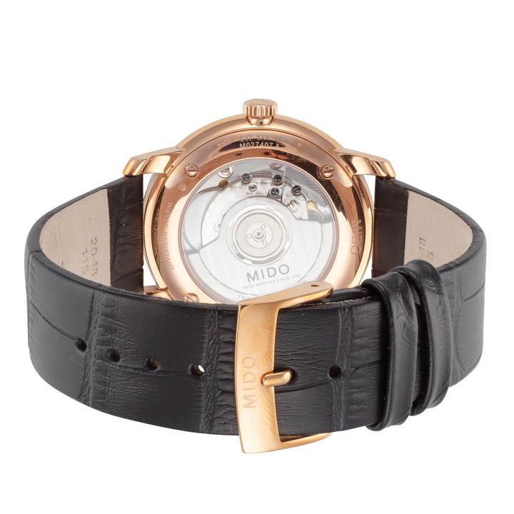 Mido 39mm / Black / Silver | Silver Dial