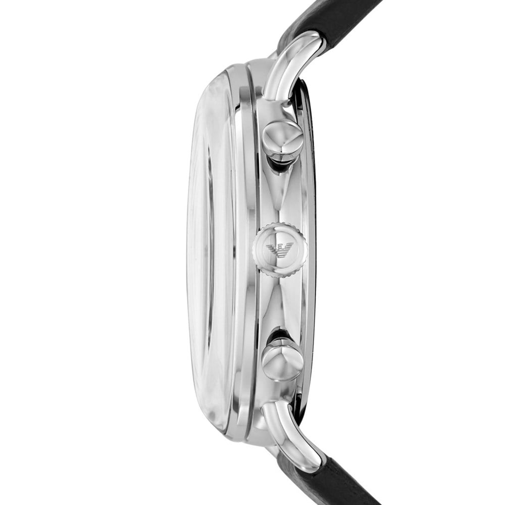 Classic Black Dial / Black Leather Strap Black Dial