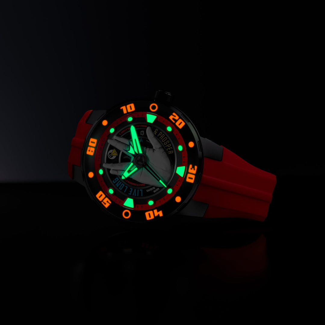Mariner Automatic Star Trek Live Long & Prosper Limited Edition Red / Silicone |