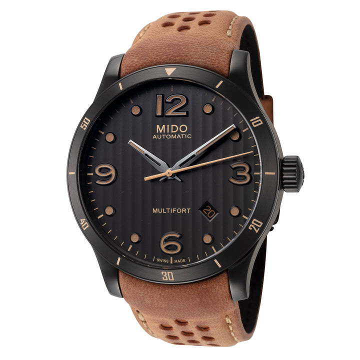 Multifort 42 mm / Black / Brown Black Dial
