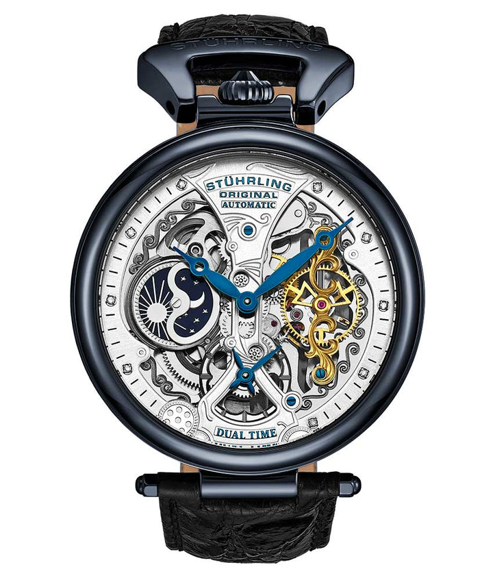 Legacy Silver Dial / Black Crocodile | Silver Dial