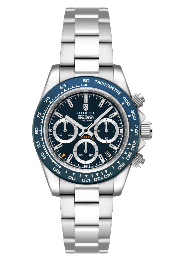 Accelero Chronograph Blue / Stainless Steel | Blue Dial