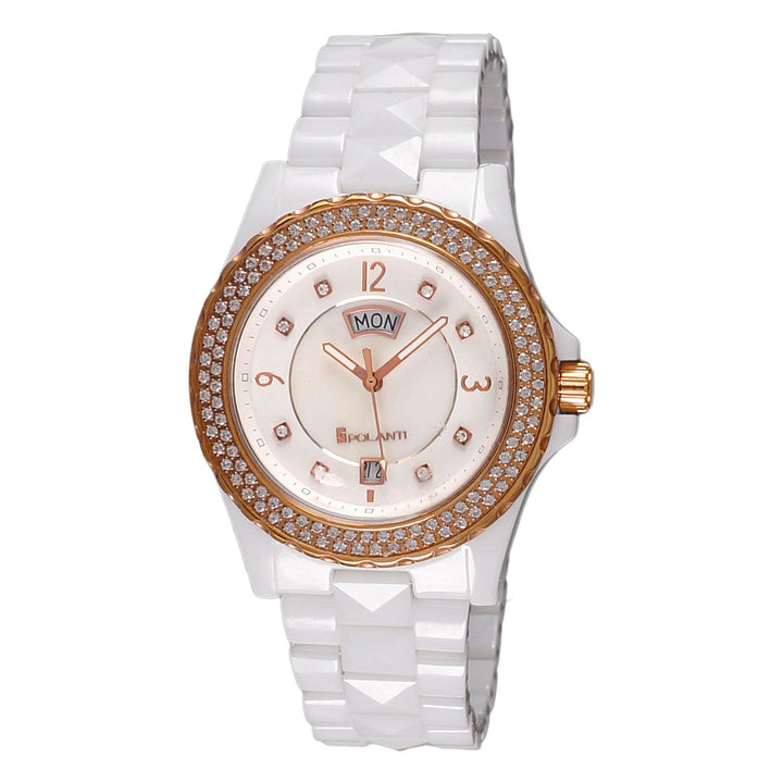 Ceramic II WHITE CERAMIC /ROSETONE | White Dial