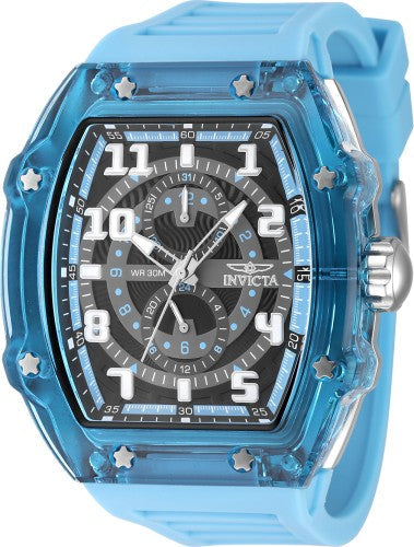 Racing 48.5mm / Black / Blue | Black Dial
