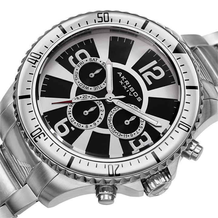 Multifunction Chronograph Silver Tone/Stainless Steel/Stainless Steel | Silver D