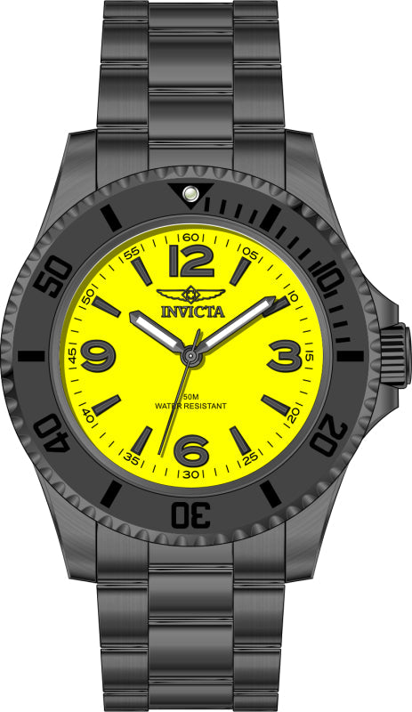 Specialty 40.5mm / Yellow / Black Yellow Dial