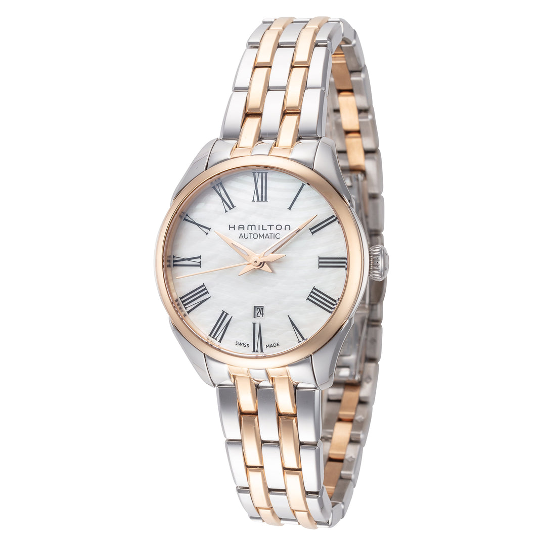 JAZZMASTER 30mm / Mother-of-Pearl / Silver and Rose Gold Mother-of-Pearl Dial
