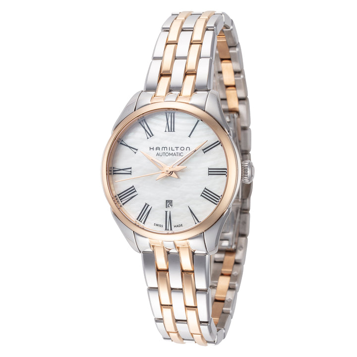 JAZZMASTER 30mm / Mother-of-Pearl / Silver and Rose Gold Mother-of-Pearl Dial