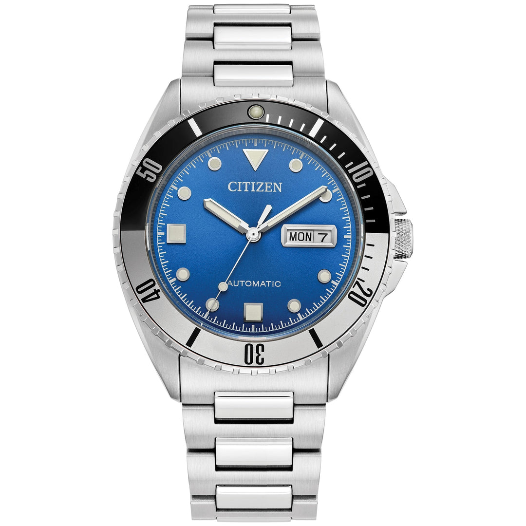 Citizen 42mm / Silver / Blue | Blue Dial