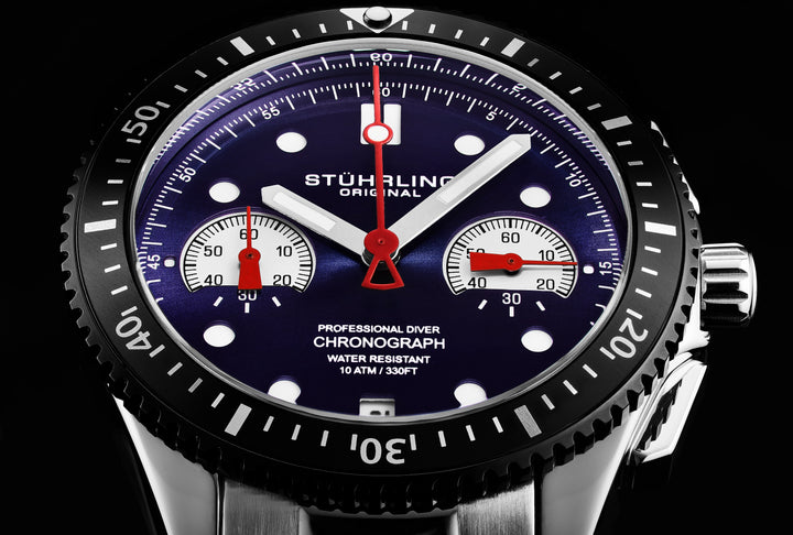 Monaco-4016.1 Silver/Stainless Steel | Blue Dial