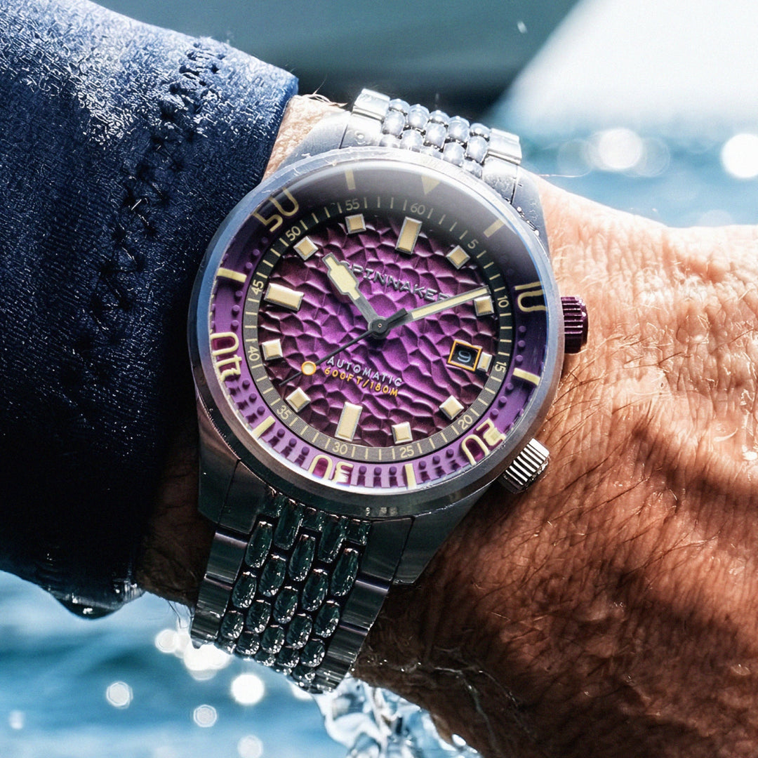 Spinnaker Bradner Automatic Purple  / Stainless Steel Purple Dial