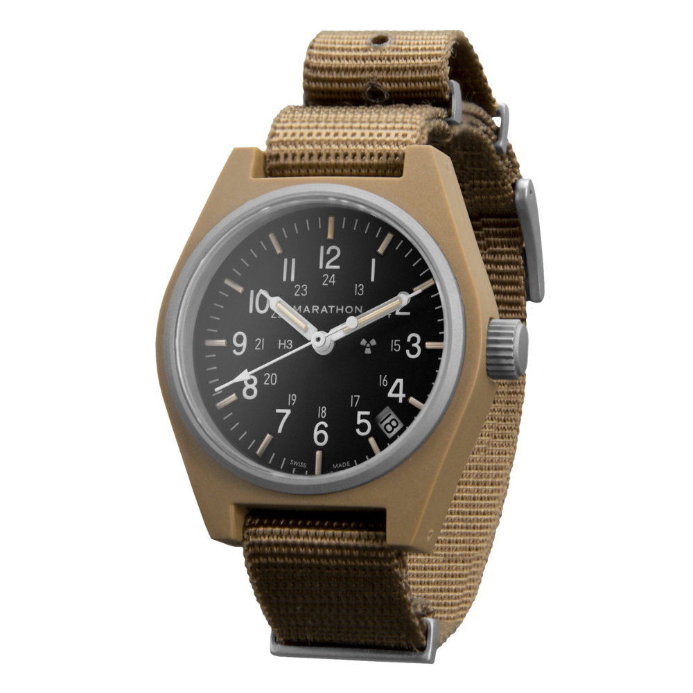 General Purpose Quartz Black Sterile/Nylon Matte Black Dial