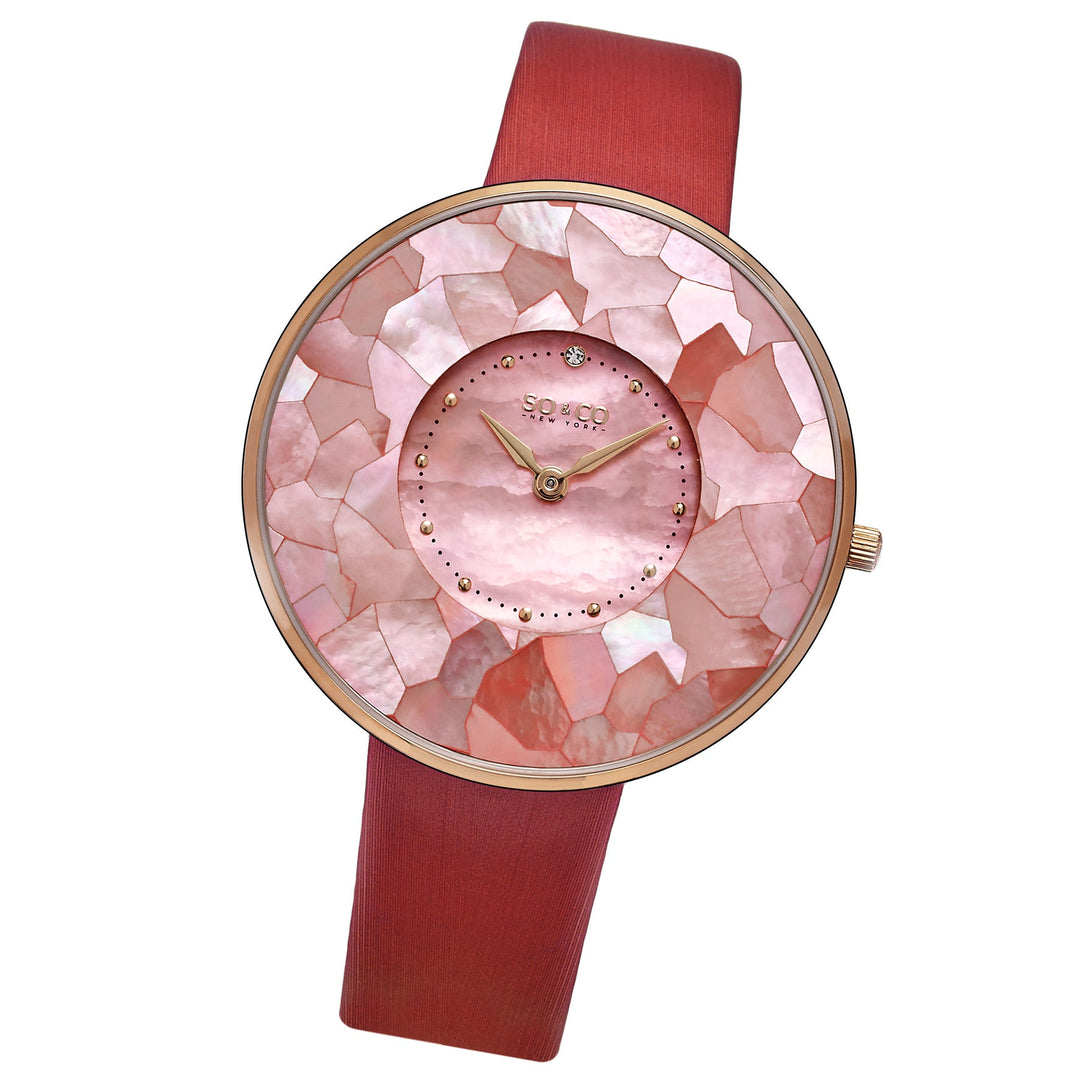 Chelsea Red/Leather | Salmon Dial