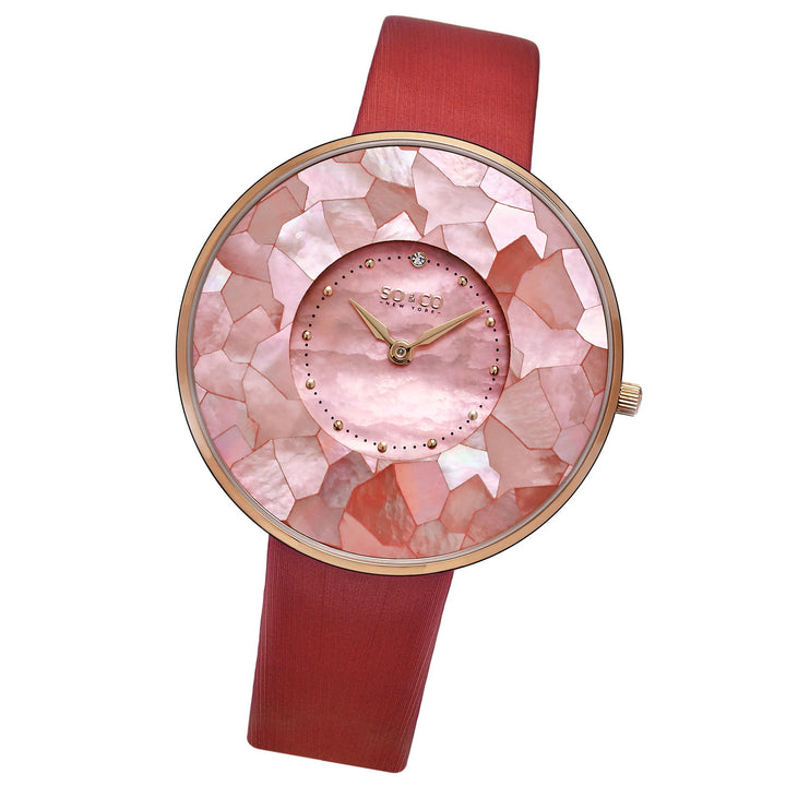 Chelsea Red/Leather | Salmon Dial