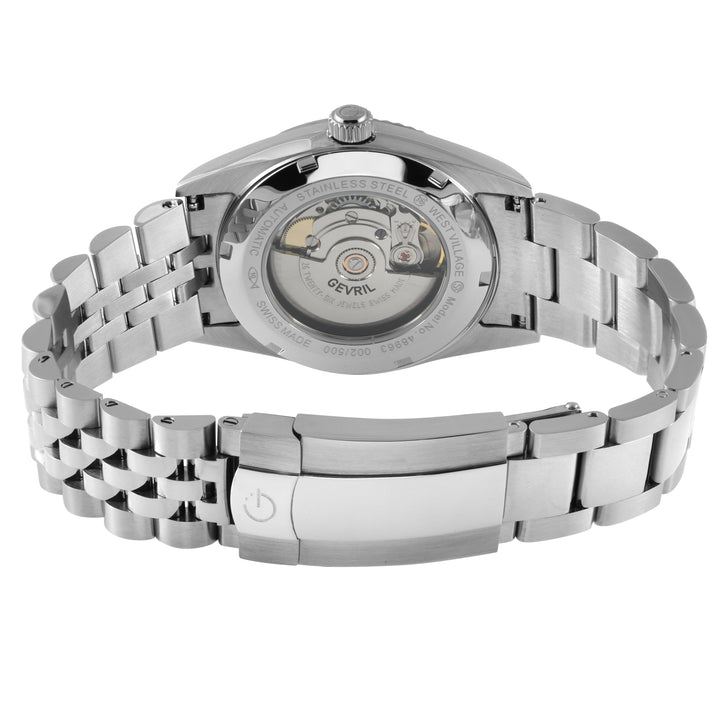 West Village Fusion Elite Gevril Sellita SW200 Swiss Made Automatic Watch Cobalt