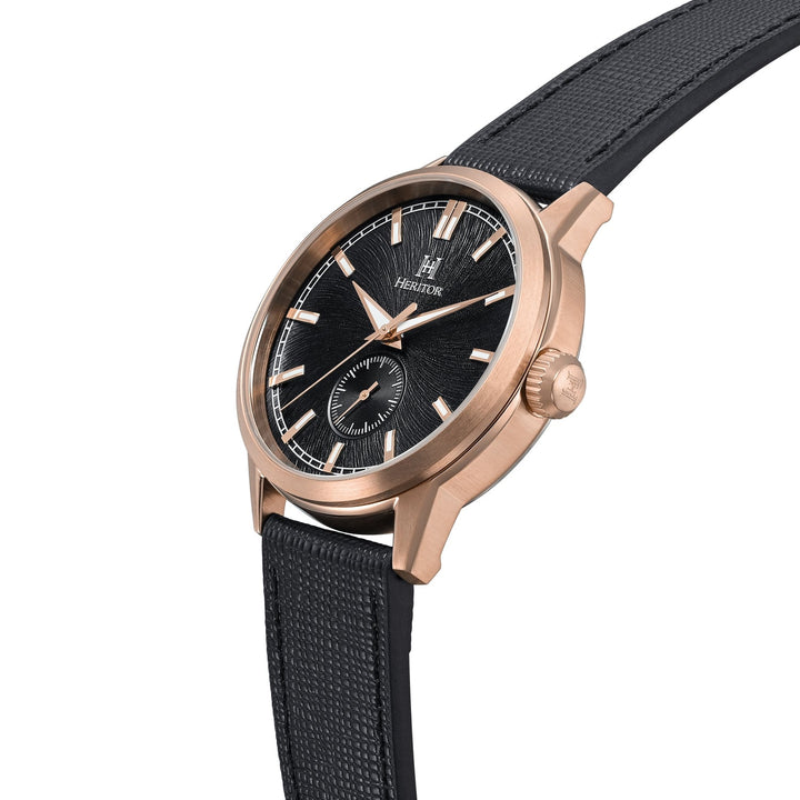 Argento Black / Rose Gold | Black Dial