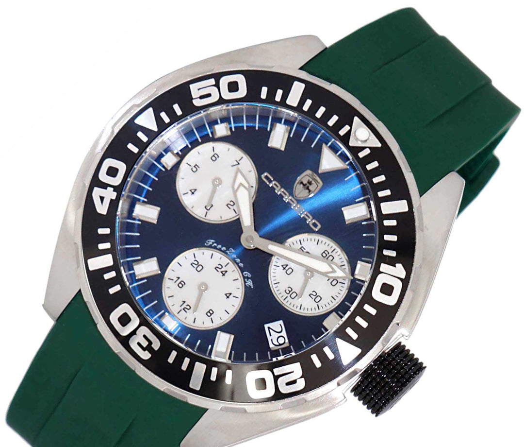 FreeZone-CH Blue/Green | Blue Dial