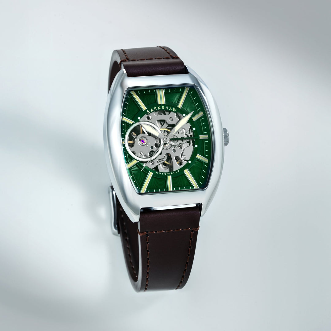 Heritage Beauchamp Skeleton Automatic Green / Stainless Steel | Green Dial