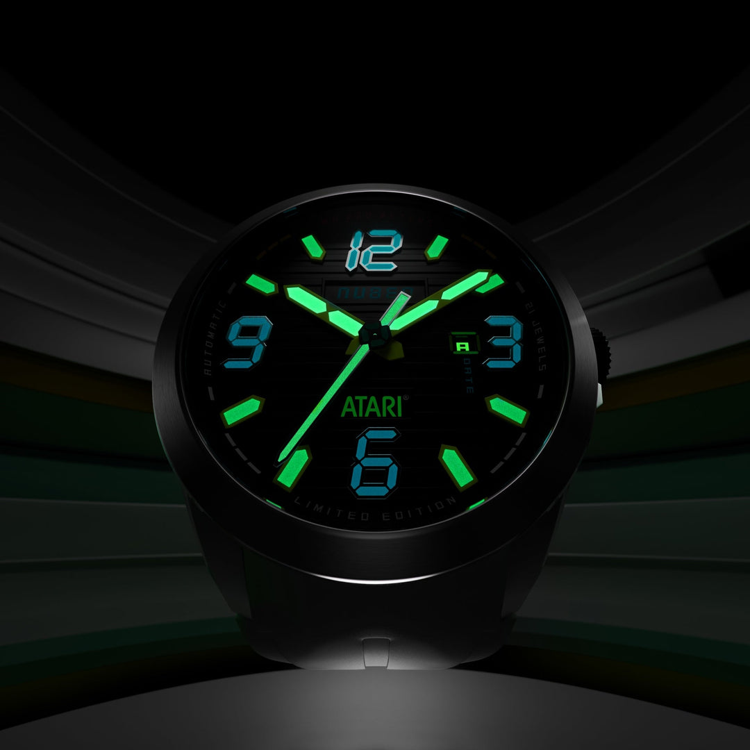 Torrent Automatic Atari Rainbow Limited Edition Black / Black Rubber Black Dial