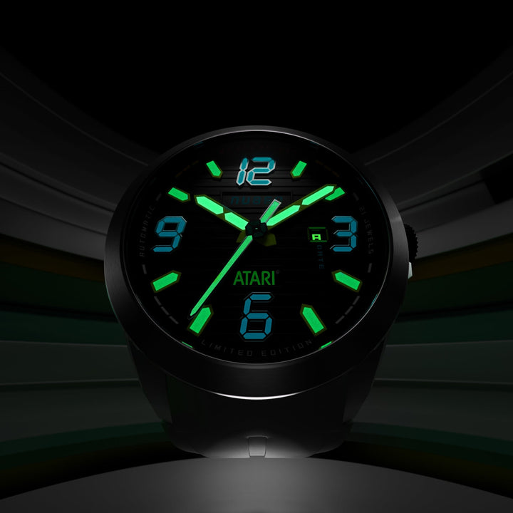 Torrent Automatic Atari Rainbow Limited Edition Black / Black Rubber Black Dial