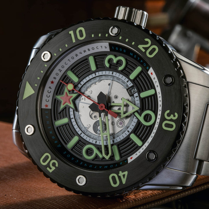 Barrakuda Limited Edition Silver / Black Dial / Black Black Dial