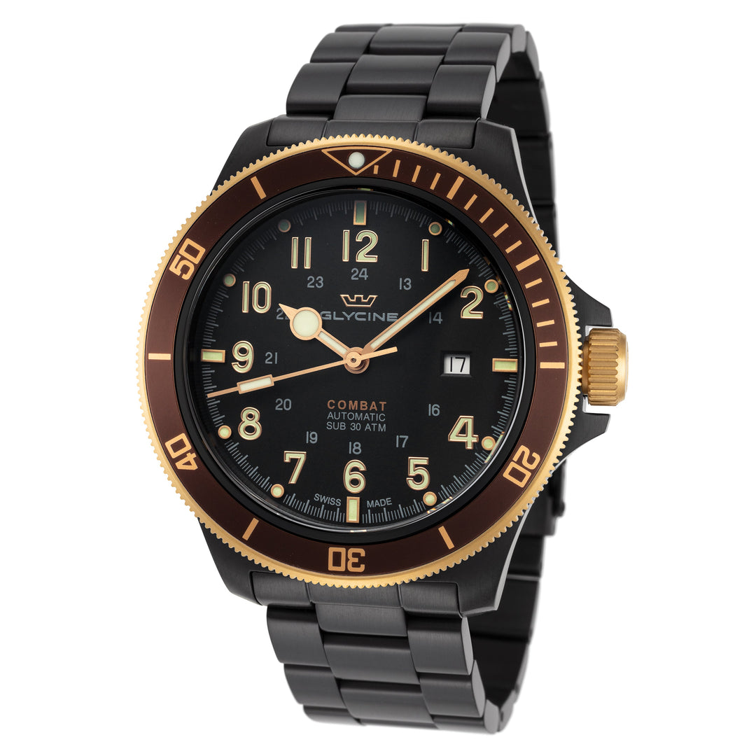 Combat Sub 46 46 mm / Black / Black Black Dial