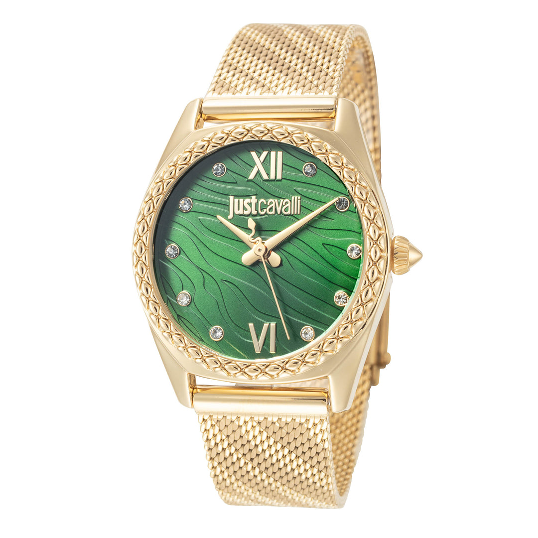 Animalier 30mm / Green / Gold | Green Dial