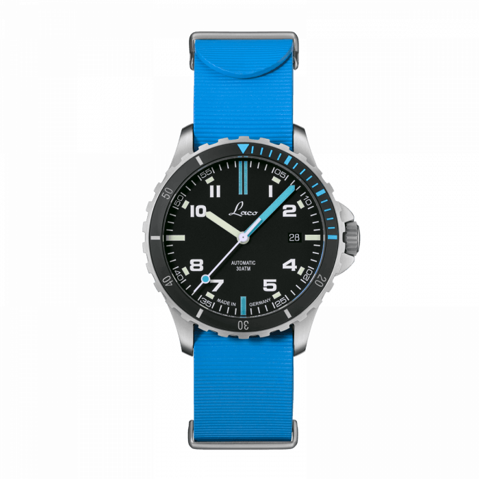 Atlantik 39.RB Rubber | Matte Black Dial
