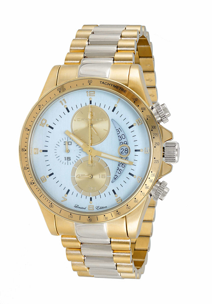 WINNER CIRCLE Light Blue/2-Tone Gold | Light Blue Dial