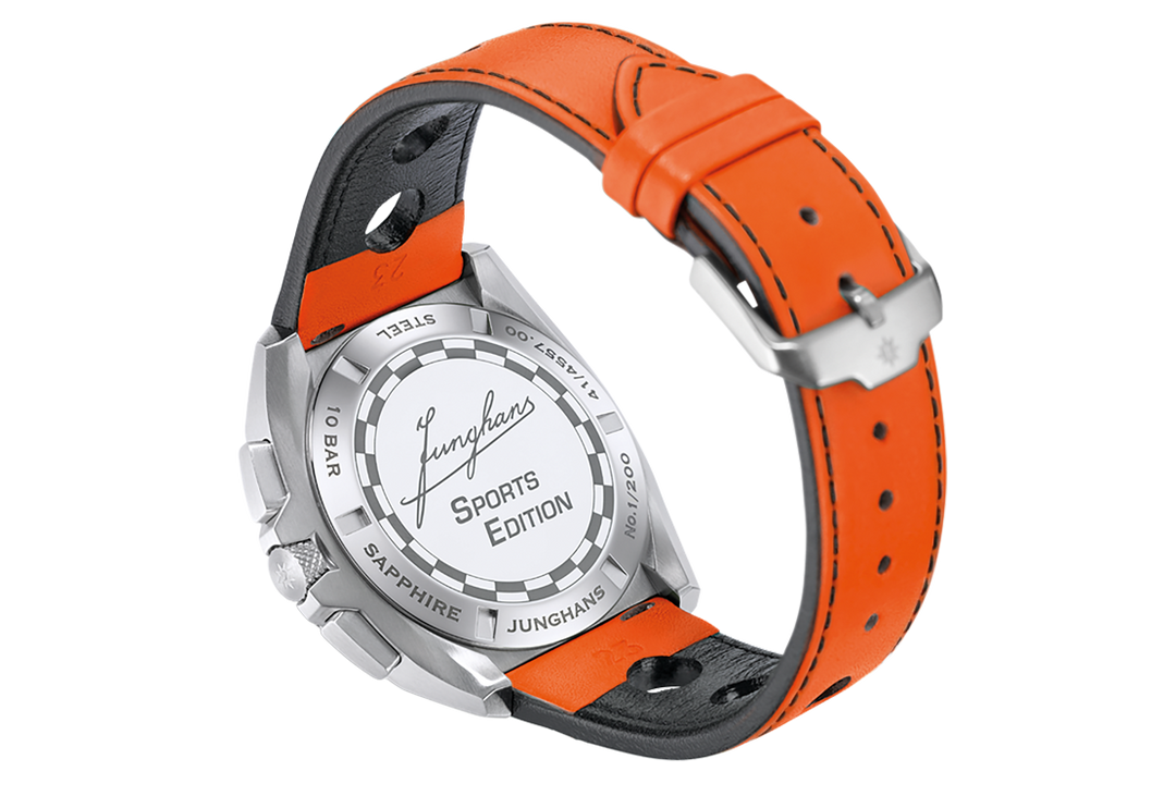 1972 Chronoscope Sports Edition 2026 Orange Dial / Orange Leather Strap Orange D