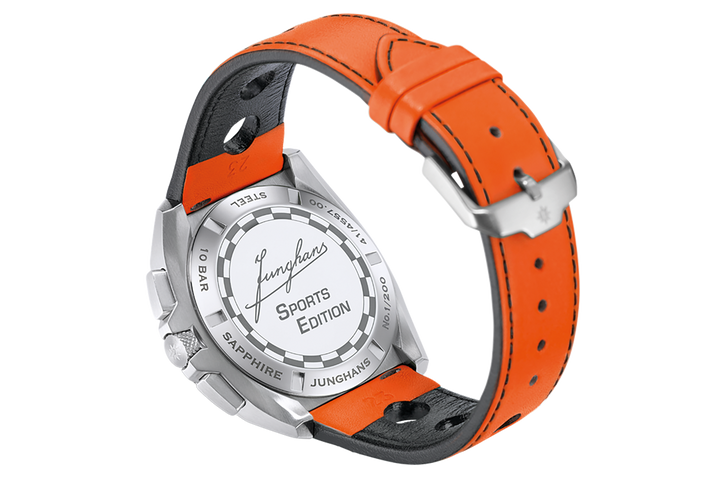 1972 Chronoscope Sports Edition 2026 Orange Dial / Orange Leather Strap Orange D