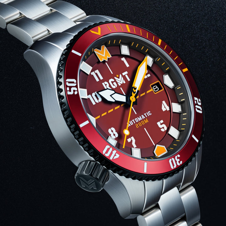 Recon Diver Automatic Red / Stainless Steel | Red Dial