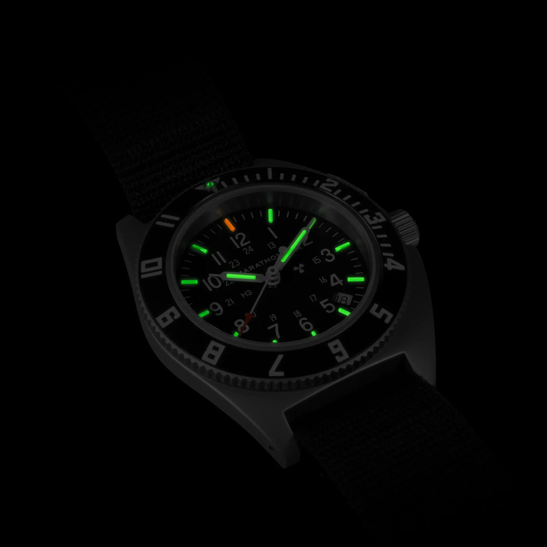 Navigator Quartz with Date Black NGM/Nylon Matte Black Dial