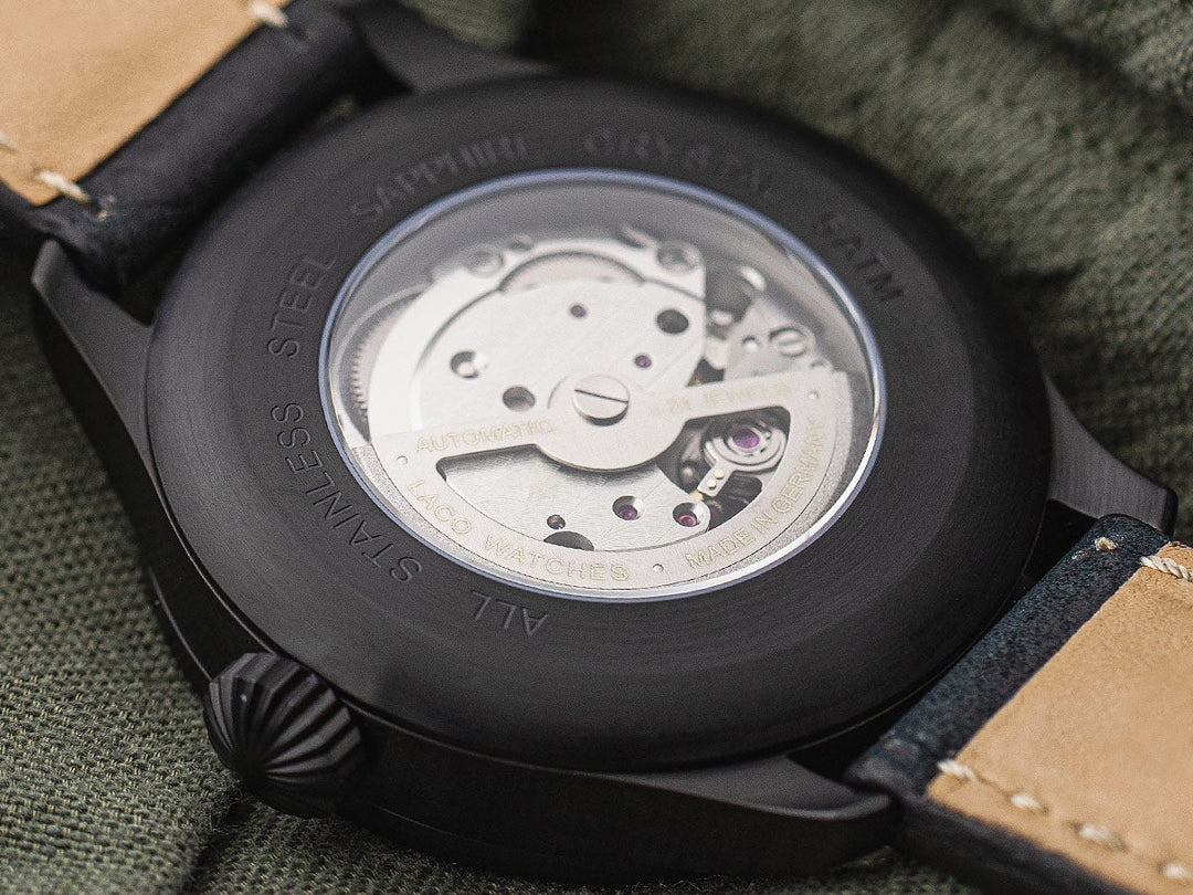 Bielefeld 39mm Black Dial