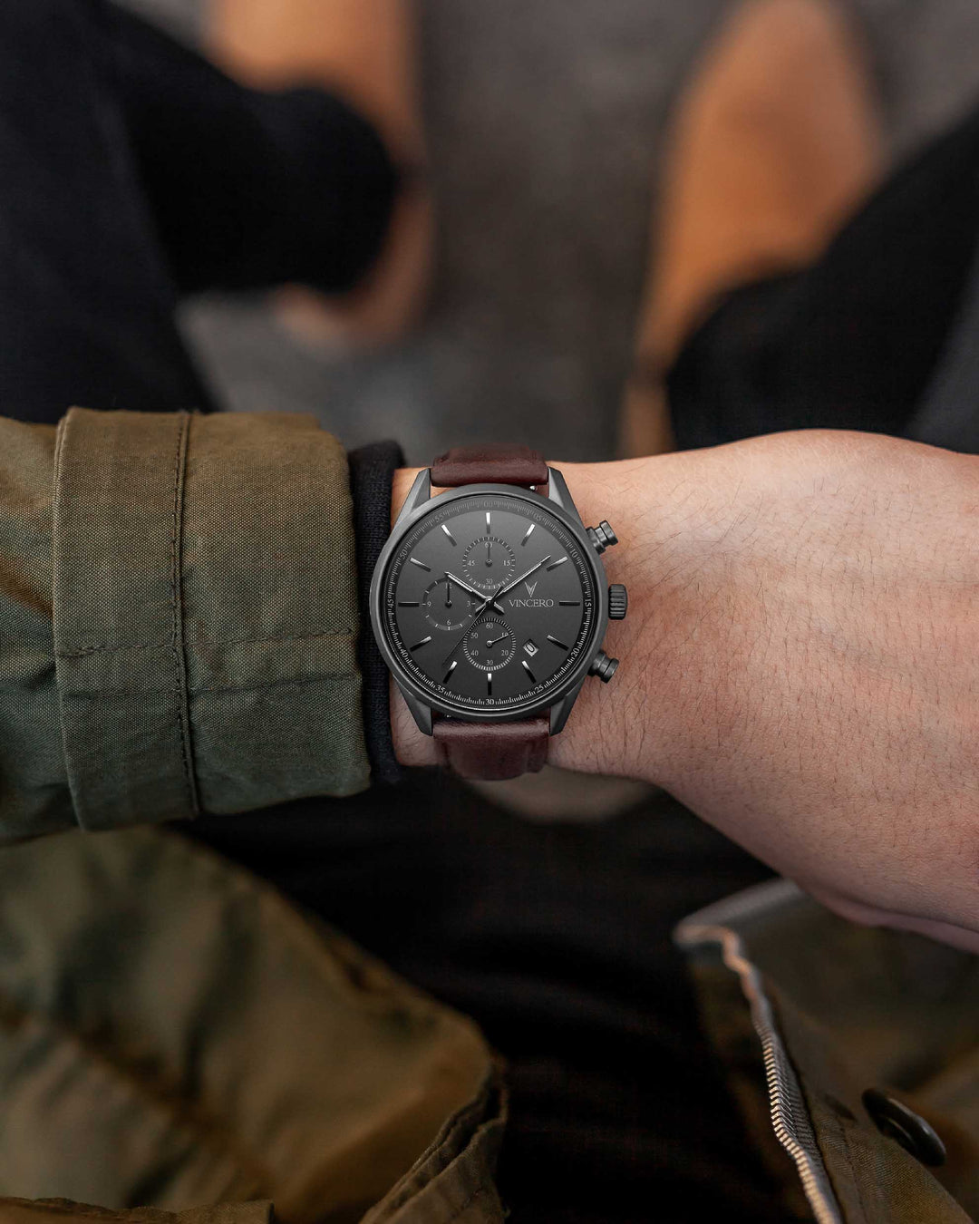 Chrono S (40mm) Gunmetal/Walnut 40mm | Gray Dial