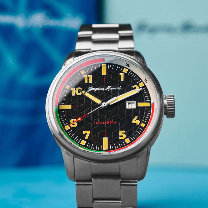 Roscana Quartz Black / Stainless Steel | Black Dial
