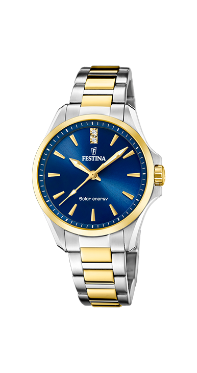 Solar Energy Blue / Stainless Steel Blue Dial